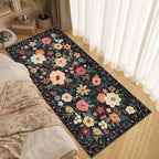 DUKINO 3x6 Runner Rug, Non Slip Floral Washable Rug - Image 3