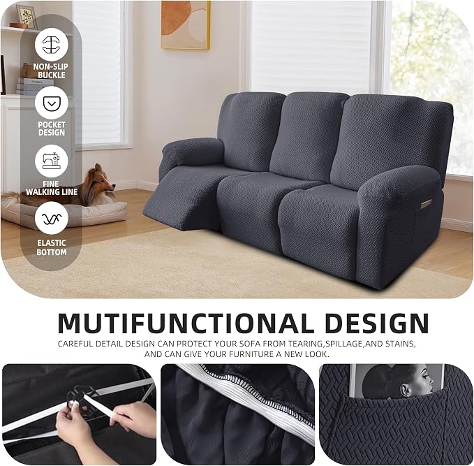 Genina Recliner Sofa Covers - Image 6