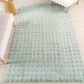 nuLOOM Jeni Green Checkered Washable Area Rug by nuLOOM