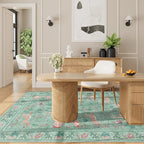 DUKINO 4x6 Area Rug, Non Slip Animal Washable Rug - Image 8