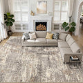 LOONGRUG 10x13 Area Rug Washable Large Neutral Modern Living Room Rug | by LOONGRUG