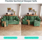 LINSY HOME 90.5'' Sectional Sleeper Sofa - Image 3
