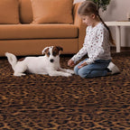 Faux Antelope Cheetah Print Rug, Leopard Rug 6.2x8.2 Faux Animal Print Skin - Image 5