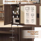 JASIWAY Buffet Cabinet with Storage, Modern Coffee Bar Cabinet Console Table - Image 3