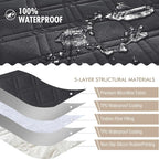 Genina Waterproof Couch Cover, Washable Anti-Slip 67 inch Sofa Covers - Image 5