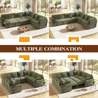 Ihanherry 8-Seater Large Sectional Sofa Bed - Image 8