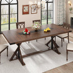 Hlivelood 78 Inch Dining Table for 8 People, Rectangular Kitchen Farmhouse by Hlivelood