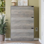 BORNOON Shoe Cabinet with Odor Control and Back Panels, Deodorizing Slim 3-Flip - Image 7