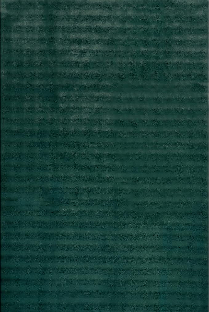 nuLOOM Jeni Hunter Green Checkered Washable Runner Rug, Hunter Green - Image 4