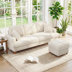 Kidirect 87in L Shaped Couch, Modular Sofa No Tool Assembly, Comfy Sectional by Kidirect