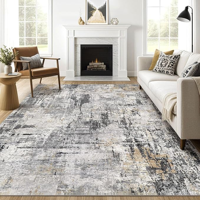 LOONGRUG 8x10 Area Rugs Washable Large Neutral Modern Living Room Rug | by LOONGRUG