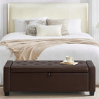 Huatean Home 48" Ottoman with Storage, Storage Ottoman Bench with Safety Hinge - Image 7