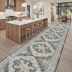 Madane Hallway Runner Rug 3x20 Washable Kitchen Runners 20ft, Low-Pile - Image 4