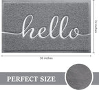 Door Mat Welcome Mat Floor Mat for Entryway, High Traffic Areas | Low Profile - Image 3