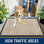 OLANLY Front Door Mat Outside Entrance 33x21, Waterproof Heavy-Duty Doormat | - Image 6