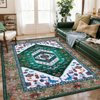 SERISSA 5x7 Washable Non Slip Boho Area Rug by SERISSAHomeDecorCollection