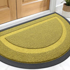 OLANLY Half Circle Front Door Mat Outside 71x23 All-Season Rubber Doormat | by OLANLY
