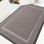 OLANLY Front Door Mat Outside 59x34, All-Season Heavy-Duty Rubber Doormat | by OLANLY