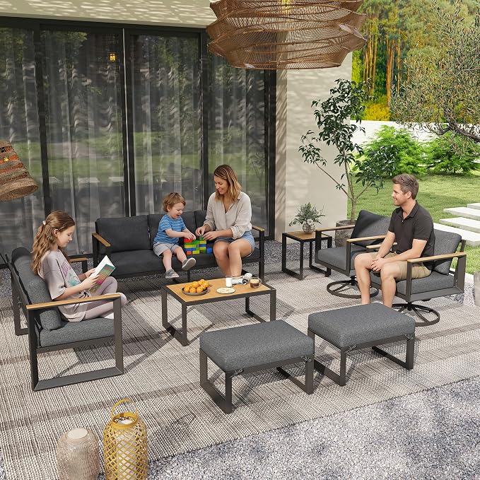 Aluminum Patio Furniture Set - Image 4