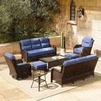 HILLGA 8-Piece Luxury Patio Furniture Set by HILLGA