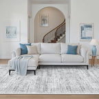 Soalmost Washable Hallway Runner Rug 4x12 Kitchen Entry Rugs Non-Slip, Stain by Soalmost