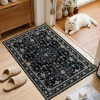 2x3 Area Rugs Living Room: Washable Vintage Rug - Image 2