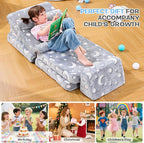 IFNOW Modular Kids Play Couch, Convertible & Washable Toddler Foam Couch Kids - Image 7