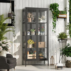 UNICOLY Glass Display Cabinet 4-Tier, Display Cabinet - Image 9