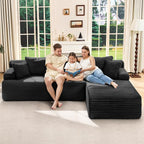 Hobestluk Modular Sectional Sofa Couches L-Shape Couch 3 Seat Modular Sofa - Image 3