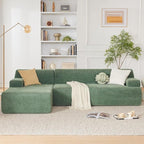 Weture 107" Modular Sectional Cloud Couch, Boneless couches Sponge sectionals by Weture