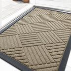 OLANLY Front Door Mat Outside Entrance, Waterproof Heavy-Duty Doormat | 29.5x17 by OLANLY
