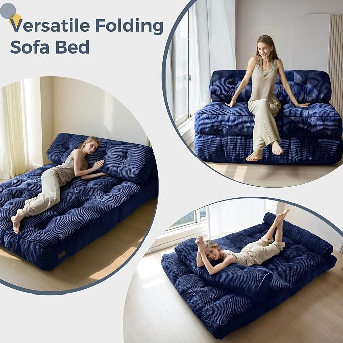 MAXYOYO Folding Sofa Bed, Convertible Sleeper Chair - Image 3