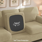 SUBRTEX 7 Pieces Stretch Sofa Slipcover Sets Couch Cover Sets Backrest Cushion - Image 6