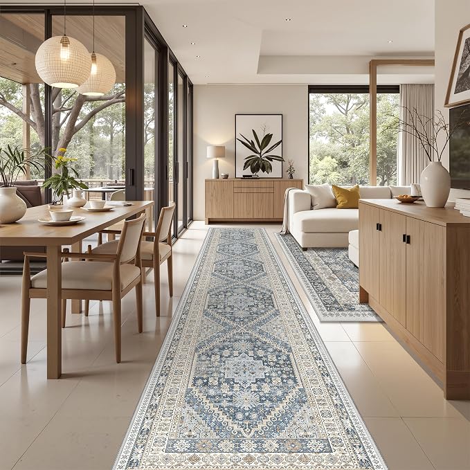 Washable Runner Rug 2.5x14, Long Kitchen Rugs Non-Slip, Soft Hallway Runner - Image 5