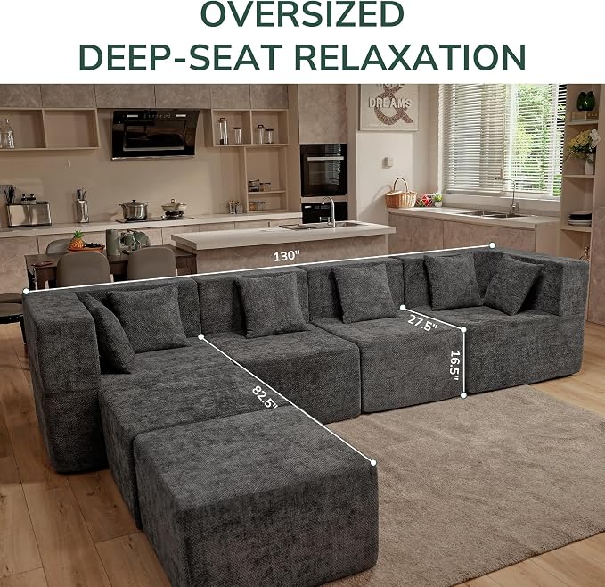 MONVANE Modular Sectional Cloud Couch - Image 3