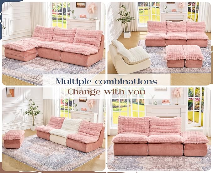 Hobestluk Sofa Couch Foam Sofa for Small Spaces Comfy Sofas - Image 8