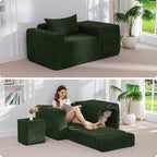 MAXYOYO Folding Sofa Couch, Convertible Floor Sofa by MAXYOYO