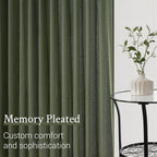 Pinch Pleated 92 Inch Curtains 2 Panels - Image 5