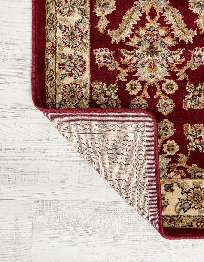 Rugs.com Aditi Collection Rug – 10x14 Red Medium-Pile Rug Perfect - Image 6