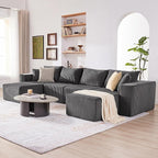 Weture 135.4" Cloud Couch Sectional, Modular Sectional Sofa - Image 6