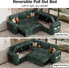 Vipbear 86" Modular Sectional Sleeper Sofa - Image 6