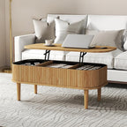 Fluted Lift Top Coffee Table by Cuzobro