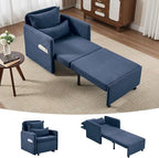 Iroomy 5-Level Adjustable Convertible Sleeper Chair, 3-in-1 Corduroy Pull Out by Iroomy