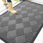 OLANLY Front Door Mat Outside Entrance 47x32, Waterproof Heavy-Duty Doormat | by OLANLY
