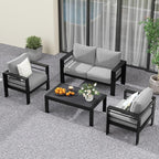 Solaste Aluminum Patio Furniture Set - Image 9