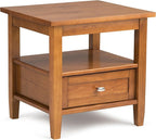 SIMPLIHOME Warm Shaker Solid Wood Transitional-Style 36-inch Wide Coffee Table - Image 5