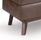 SIMPLIHOME Owen Small Rectangular Storage Ottoman - Image 8