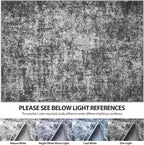 Aelenmu Runner Rugs for Hallways Kitchen 2.6x8 Non Slip Washable Black Grey | - Image 7