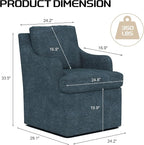 VKNOW Upholstered Dining Chairs, Modern Kitchen Chairs Dinner Chairs - Image 7