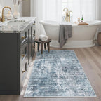 Soalmost Abstract 3x4 Rugs, Small Washable Area Rug by Soalmost